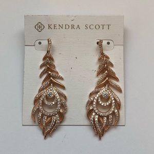 Kendra Scott Elettra Earrings rose gold
